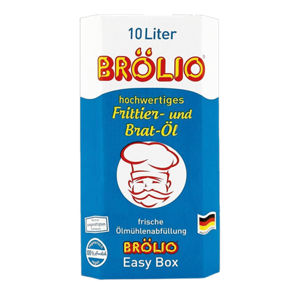 Brölio - Frittier- und Bratöl, 10 Liter Bag-in-Box Brölio - Frittier- und Bratöl, 10 Liter Bag-in-Box