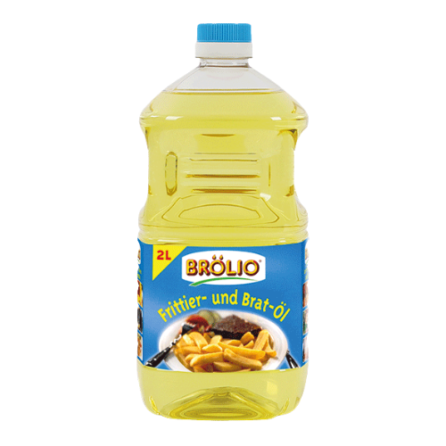 Brölio - Frittier- und Bratöl, 2 Liter PET-Flasche