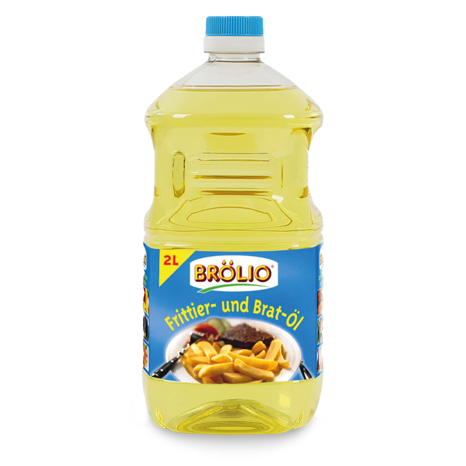Verpackung von Brölio Frittier- und Brat-Öl 2 Liter