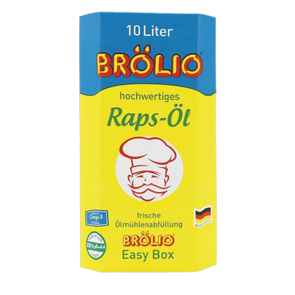 Brölio - Rapsöl, 10 Liter Bag-in-Box Brölio - Rapsöl, 10 Liter Bag-in-Box