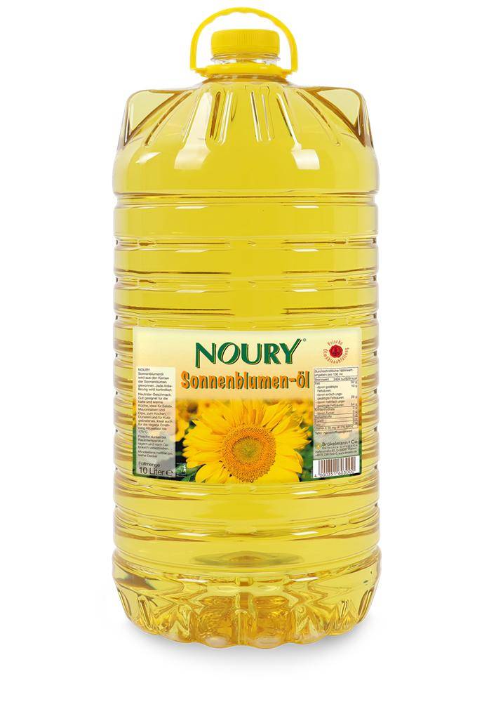 Noury - Sonnenblumenöl, 10 Liter PET-Flasche